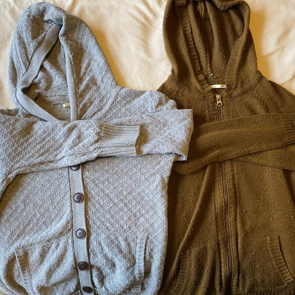 Two Hooded Sweaters from Nordstrom